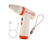 Harilla Mini asciugatrice per capelli 3 marce impostazioni asciugatrice per capelli professionale asciugacapelli a filo cordless rapido per la pittura, Orangina