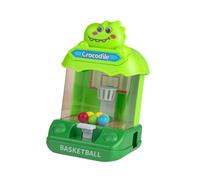 Harilla Mini Gioco di Basket, Macchina Arcade Portatile da Basket, Mini Giocattolo Arcade, Giocattolo Interattivo Genitore-Figlio, Giocattolo per Giochi, Verde