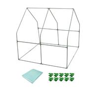 Harilla Mini Serra Portatile Serra Calda Piccola Serra Copertura Piante Materiale Isolante PP Adatta a Coltivazione Casa Giardino Orto, 100x100 Cm