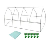 Harilla Mini Serra Portatile Serra Calda Piccola Serra Copertura Piante Materiale Isolante PP Adatta a Coltivazione Casa Giardino Orto, 80cmx200cm