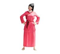 Harilla Miniatura Figura Personaggio Antico Cinese Mini Modello Persone Architettura Ornamento Resina Dettagli Realistici Adatta per Scenari Educativi Giochi, 2.6 Cm