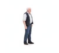 Harilla Miniatura Figurina Personaggio Diorama Modello Resina Realistica Dipinta con Posa Naturale per Scenografie Urbane Plastici Architettonici, Style to 5