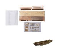 Harilla Modellino Barca Classico Modello Nave Storico Kit Barca Legno Modello Barca a vela Scala 1 36 Scafo Dettagliato e Nervature Interne Adatto