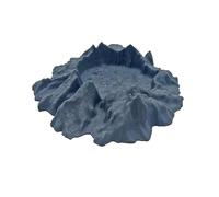 Harilla Modello in Miniatura di Cratere di Meteorite, Pezzo di Gioco di Ruolo, Diorama (Non)