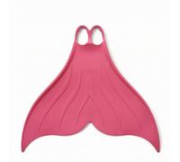 Harilla Monopinna Sirena Silicone Nuoto Monopinna Pinnetta Attrezzo Allenamento Spinta Fluida E Controllo Della Gambata a Delfino con Tasche Doppie per i , Rosa , XL