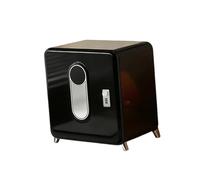 Harilla Organizzatore Documenti Scatola Bloccabile Archivio Scrivania Portatile Cassaforte Multifunzionale Materiale PP Lega Adatto a Studio, Nero