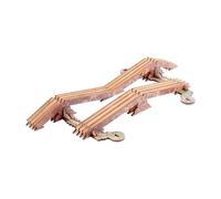 Harilla Ostacolo per Auto Giocattolo RC per Arrampicata con Struttura in Legno Resistente Accessorio Facile da Installare Portatile E Durevole Adatto a, Ponte Alto-Basso