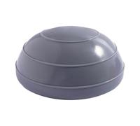 Harilla Palla da Equilibrio Mezza Sfera Cuscino Propriocettivo Pedana Instabile per in PVC con Design Antiscivolo Adatta per Adulti E Bambini Allenament, Grigio