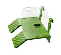 Harilla Piattaforma per tartarughe per prendere il sole, piattaforma per arrampicarsi, decorativa, facile installazione, accessori per acquario, pontile, Verde, Piccolo