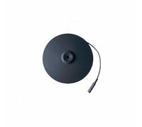 Harilla Piatto Batteria Elettronica Accessorio Tamburo Pad Gomma Realistico Risposta Multizona Sensibilità Avanzata Silenzioso Adatto a Studio Musica E Concerto, 9" Doppio Grilletto