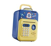 Harilla Piggy Bank ATM per bambini, scatola di risparmio di denaro, elegante, banca bancomat elettrica per età 3 4 5 6 7 8 anni regalo di compleanno per, Modello a Razzo
