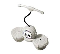 Harilla Pogo Ball Pogo Pole Jump Toy per Bambini per esercitare l'equilibrio e la capacità di Giocare in casa, Bianco