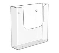 Harilla Porta brochure in acrilico, porta depliant, espositore per volantini, supporto da parete, organizer per menu , A5