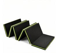 Harilla Portable Kneeling Pad Tappetino Lavoro Portatile Cuscino Ginocchiere Materassino Manutenzione EVA Schiuma Ripiegabile Rapido Maniglia Integrata Adatto, Verde
