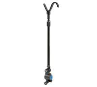 Harilla Portacanna da Pesca Supporto Regolabile con Testa a S Sbarra Telescopica in con Blocco Lunghezza Estensibile Stabilità Antiruggine Peso Leggero Adatto, Nero, Style to 5