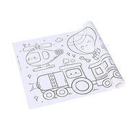 Harilla Poster da colorare per pareti per bambini Carta 12x118 pollici Accessori Uso interno o esterno Retro appiccicoso Regalo di compleanno Modelli creativi, veicolo