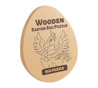 Harilla Puzzle di legno a forma di Pasqua, articoli per lavoretti artistici, regali di compleanno, puzzle a forma di uovo, giocattolo educativo per, Puzzle Della Fenice