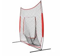 Harilla Rete da Baseball Rete per Praticare Lanci E Battute Rete da Allenamento Struttura Stabile Obiettivo Integrato Adatta per Bambini Principianti Allenamento a Casa E All’aperto
