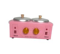 Harilla Scaldacera doppio con doppia presa UE e temperatura regolabile, macchina scaldacera elettrica per estetista, bellezza e casa