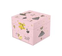 Harilla Scatola Portagioie Musicale, Organizer per Gioielli, Multifunzione, Elegante, per Bambini, per Anelli, Spille, Orecchini, Bracciali