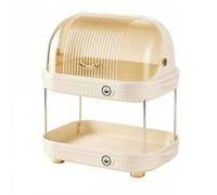 Harilla Scolabiberon per Neonati Scolapiatti Portabiberon Organizer Supporto con Coperchio Antipolvere in Polipropilene con Ventilazione Base Stabile, Size to 2