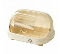 Harilla Scolabiberon per Neonati Scolapiatti Portabiberon Organizer Supporto con Coperchio Antipolvere in Polipropilene con Ventilazione Base Stabile, Singolo