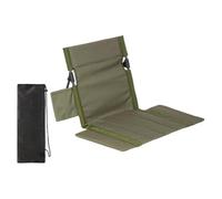 Harilla Sedia da Stadio con Cuscino per tribuna, Sedia da Pavimento per Trekking, Escursionismo, Cortile, Verde