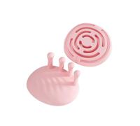 Harilla Separatori per Dita dei Piedi Supporto per Arco Alluce Funzione Portatile in Silicone Esercizio Rinforzante per Polpacci Divisori, Rosa