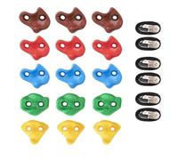 Harilla Set di Appigli da Arrampicata per Bambini Appigli Prese Maniglie Rocce per Parete con Forme Varie per Percorsi Diversi Materiale Plastica Adatto a