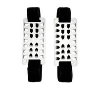 Harilla Single-Piece con Piastra di Trazione Rettangre Leggero Single-Piece con Denti e Cinghie Regbili Leggeri Ramponcini da Neve per Sentieri Innevati