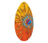 Harilla Skimboard in Legno, tavola da Surf per Uso Esterno, Adatta a Tutti, Colorato