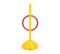 Harilla Soccer Training Marker per Esercizi Tecnici Calcistici con Base Riempibile d'Acqua Angolare Anello Agilità Ostacolo in Plastica Adatto per Scuola Calcio Allenamenti Parco Sport, 50cm