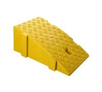 Harilla Soglia Rampa Antiscivolo Cuscinetto Gradino Assorbimento Urti Rampa Curb Pad Multifunzione Materiale PP Adatto per Veicoli Scale Esterni Accesso Casa, Giallo