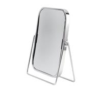 Harilla Specchio per trucco specchio vanità specchio portatile a specchio mobile tavolo da toeletta specchio a doppio lato per la camera da letto per la casa, Argento