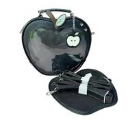 Harilla Spegno di Sacchetto a Forma di Mela Carina Daypack Casual Unico per Sport per Esterni per Il Tempo Libero, nero