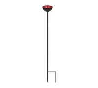 Harilla Stazione di Irrigazione per Impollinatori con Palo Metallico, Accessorio per Giardino E Cortile, Rosso