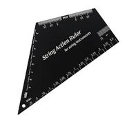 Harilla String Action Gauge Ruler per Chitarra Elettrica Righello Acciaio Inox Strumento Misura Altezza Corde Accessorio Regolazione Setup Adatto a Ambiente, Multifunzionale