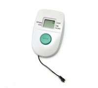 Harilla Strumenti per Attrezzo Palestra con Schermo Elettronico per Monitorare Esercizi E Movimenti con Connessione Cablata per Bici E Scalatore, Contatore Di Passi B, Colore Bianco