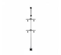 Harilla Supporto Bici da Pavimento a Soffitto Portabici Stand Rastrelliera Portabiciclette a Pressione tra Pavimento E Soffitto Senza Fori Telescopico 1.7m 4m, 3M, 2 Ganci Alluminio