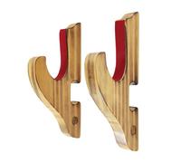 Harilla Supporto da Parete per Spade, espositore Compatto in Legno, Organizer per riporre Spade da Samurai wakizashi e Collezione, 1 Livello Imbottito