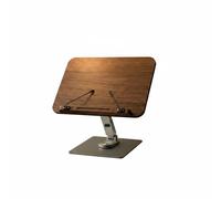Harilla Supporto Libri Girevole Porta Libri Porta Ricette Libreria in con Braccio in Alluminio Orientabile E Base in Metallo Rotante a 360 Gradi con Clip, S, Rotatable