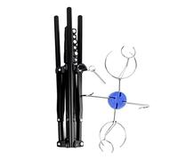 Harilla Supporto per Borsa per Flebo con Treppiede, Altezza Regolabile, Portatile, Retrattile, con Gancio, per Viaggi