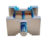 Harilla Supporto per movimento dell'orologio, supporto per cassa dell'orologio 2 in 1 reversibile regolabile pratico movimento dell'orologio base fissa