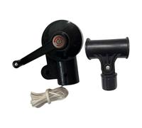 Harilla Supporto per Ombrellone da Giardino, Attacco per Maniglia, Accessorio per Piscina e Picnic, Nero