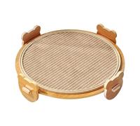 Harilla Tappetino tiragraffi per Gatti Sleeping Nest, Protezione per mobili e divani, Resistente all'Usura, per l'addestramento del Gatto, Tappetino Rotondo in Sisal