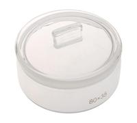 Harilla Tazza porta olio per utensili per orologi Barattolo per lavaggio olio per orologi in vetro spesso Tazza per olio per orologi, 8 Cm X 3.5 Cm