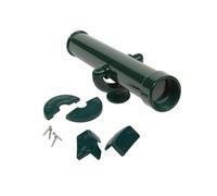 Harilla Telescopio per Bambini Cannocchiale da Gioco per Strutture Montabili Accessorio per Legno Installazione Semplice Sicuro per Mani Piccole Immaginazione, Verde Scuro