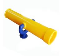 Harilla Telescopio per Bambini Cannocchiale da Gioco per Strutture Montabili Accessorio per Legno Installazione Semplice Sicuro per Mani Piccole Immaginazione, Giallo