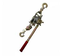 Harilla Tenditore Cavo Industriale con Meccanismo a Cricchetto Facile da Usare Ganci Resistenti Maniglia Ergonomica Strumento Sollevamento Adatto per Lavori, 1T, Gancio Multifunz.