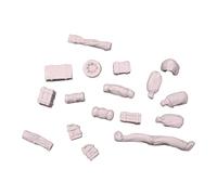 Harilla Terreno Scenario 1: 72 Wargaming Paesaggio Ornamenti Non Verniciato Realistico Fai da Te Decorazione Scena Kit Supplementi Accessori